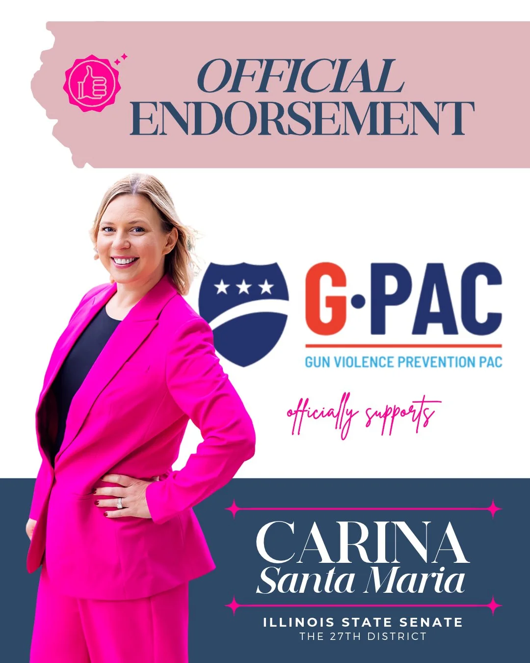 As a mom, I think about it every time I drop my kids off at school. As a social worker, I&rsquo;ve sat with families after the worst day of their lives.

I&rsquo;m honored to be endorsed by G PAC, Illinois&rsquo; leading voice for gun violence preven