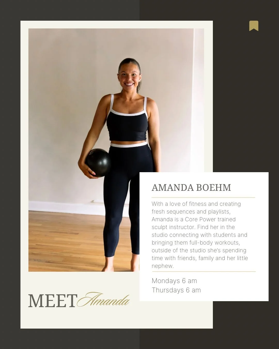 From the world of HR to the world of full time fitness&hellip;
Meet Amanda 🤩
Her classes move to music, blend strength and movement, and have the right amount of challenge to keep you fully in it from start to finish. 
Expect full body workouts, pla