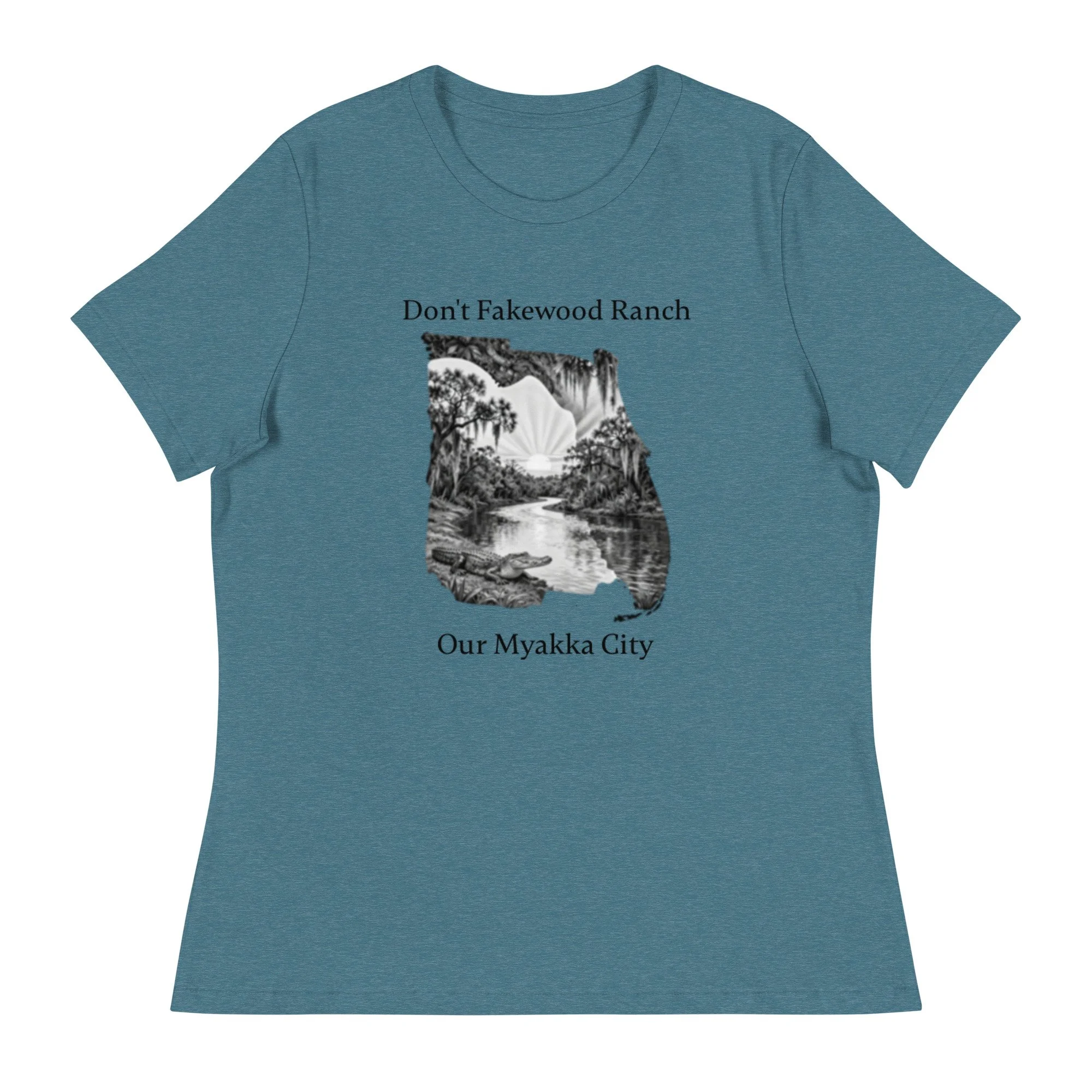 Don't Fakewood Ranch Women's Relaxed T-Shirt