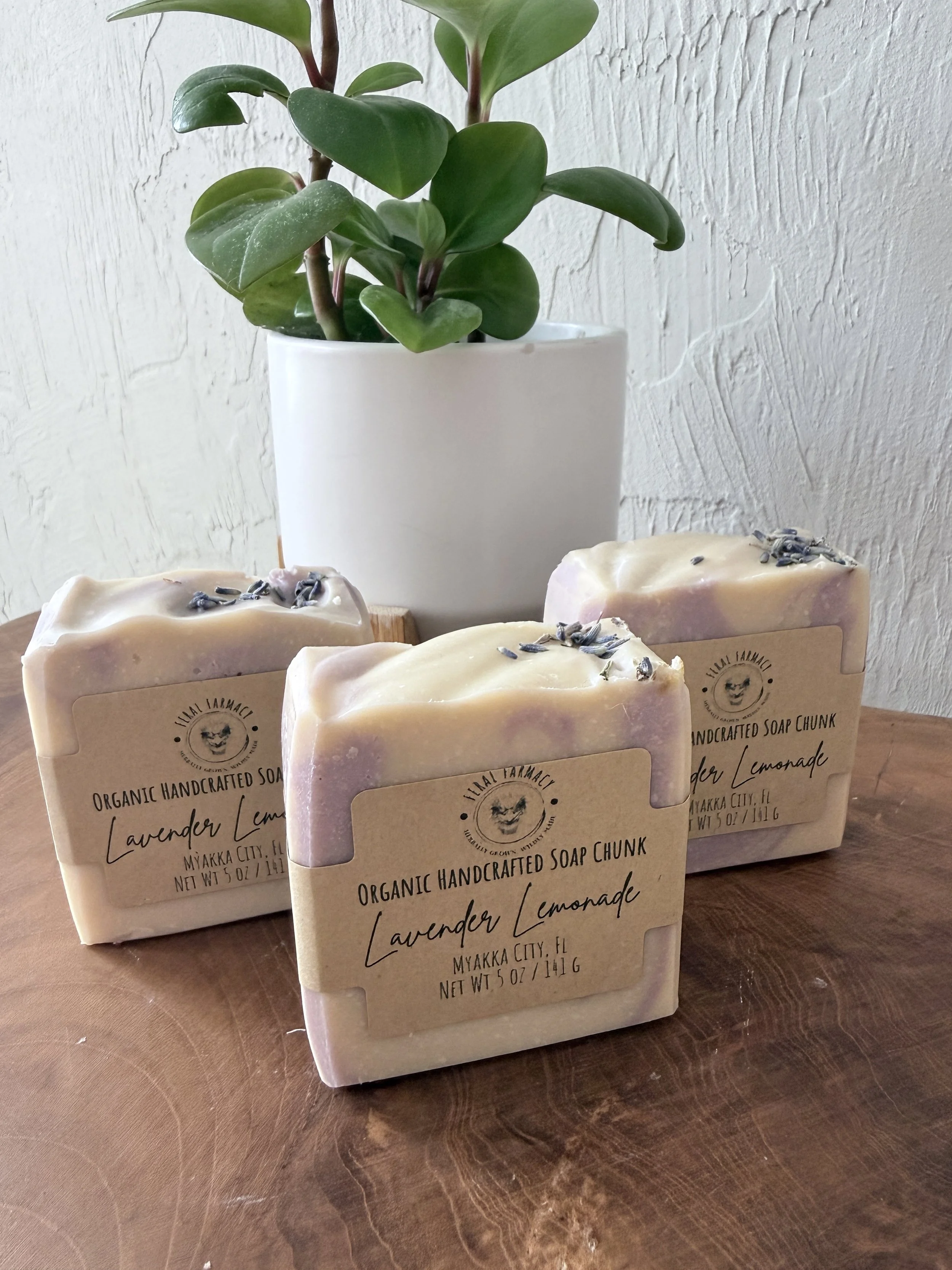 Lavender Lemonade Soap Chunk