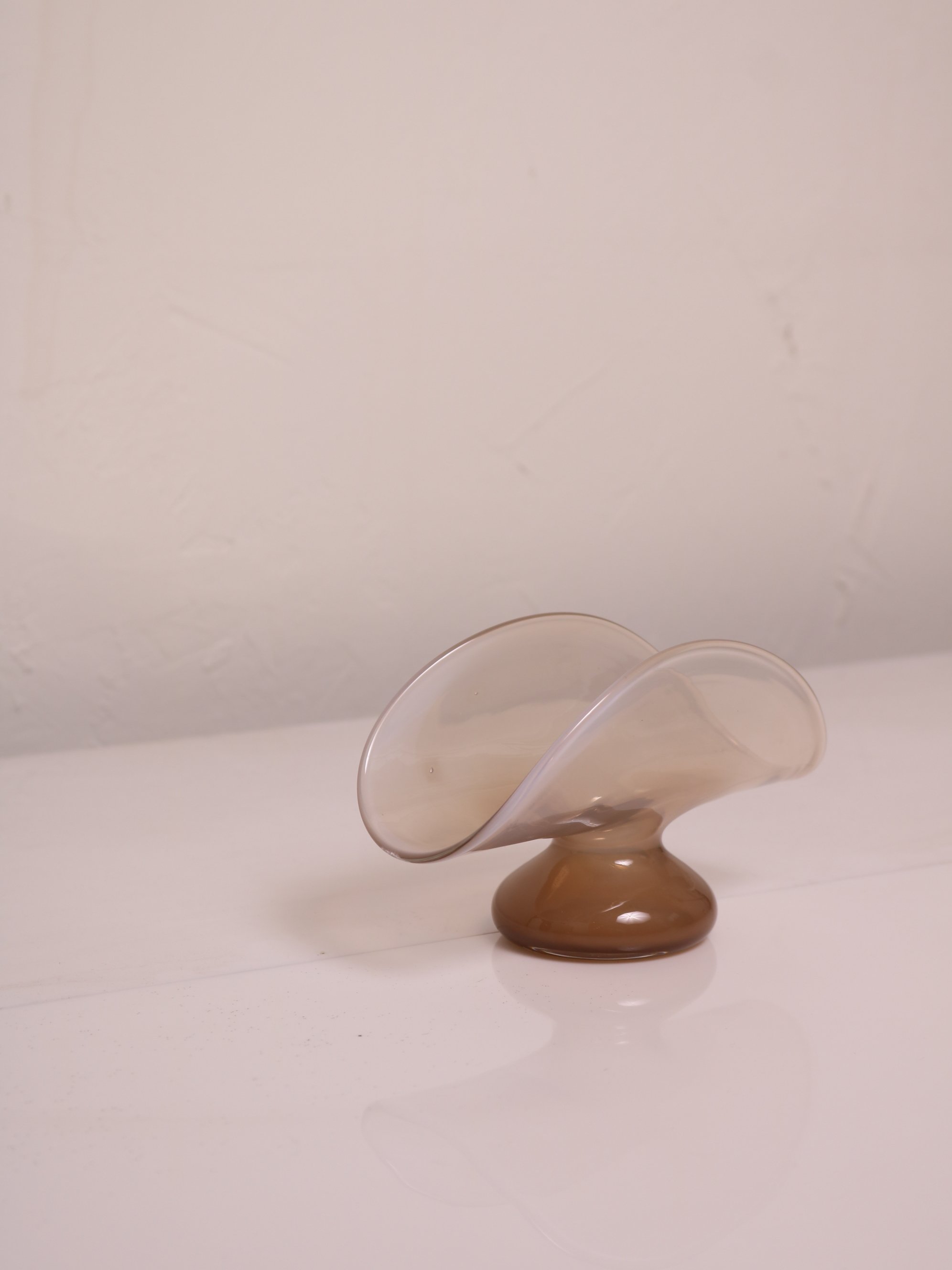 Mauve Flared Vessel by Soda Glass House