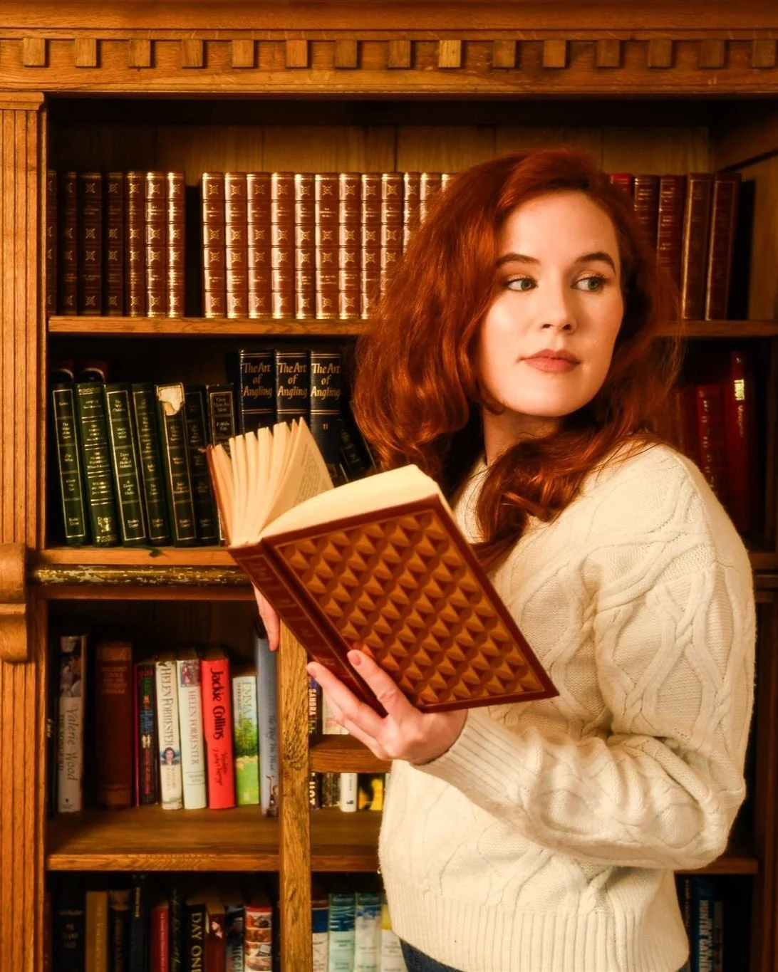 Francesca Flynn modelling for Ulbster Arms Hotel lifestyle shoot, 2024. Photography by Gavin Macqueen.