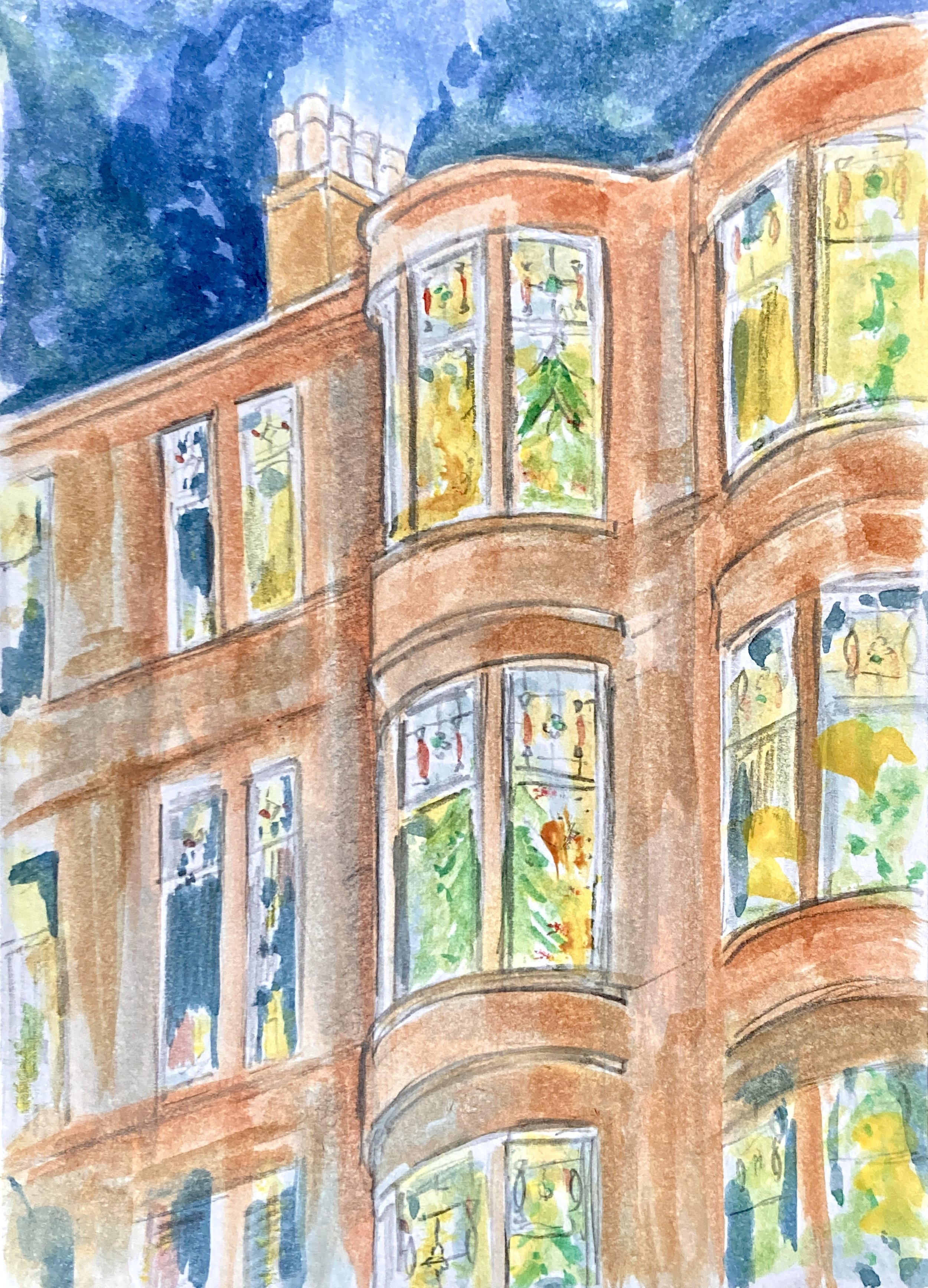 'Tenements at Christmas'