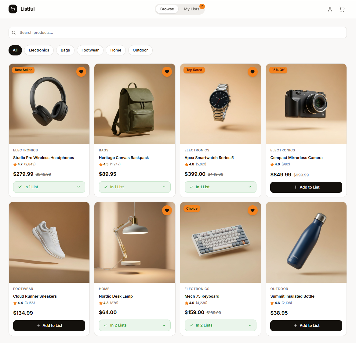 Amazon List Redesign: Bridging the Gap Between Discovery and Purchase