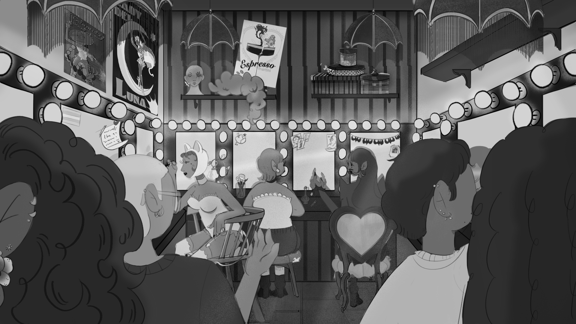 Dressing Room ver. 2 B&W