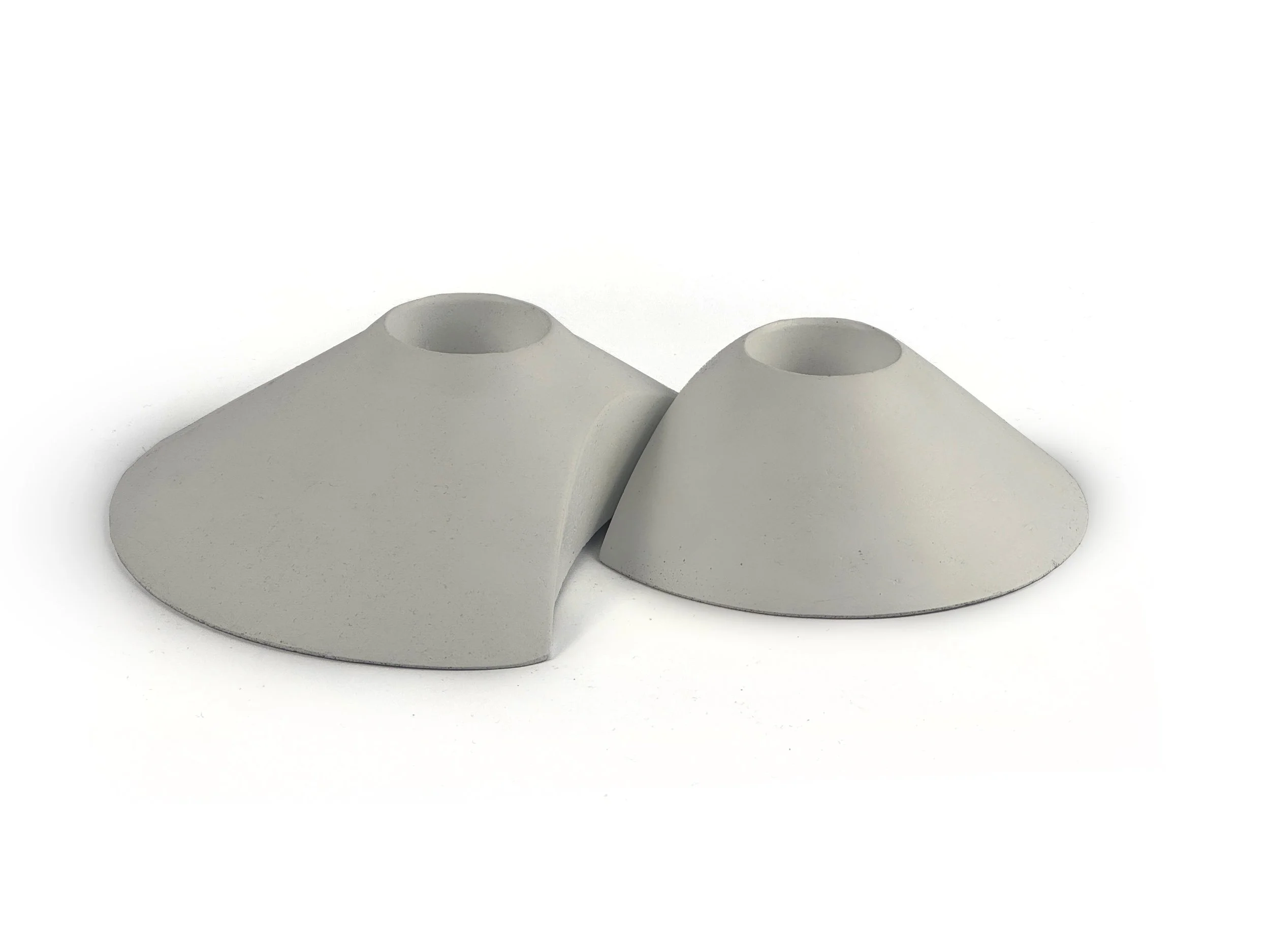Volcano-inspired Somma Candle Holder creating a warm ambiance, a true Design Napoli and Design Sulmondo creation.