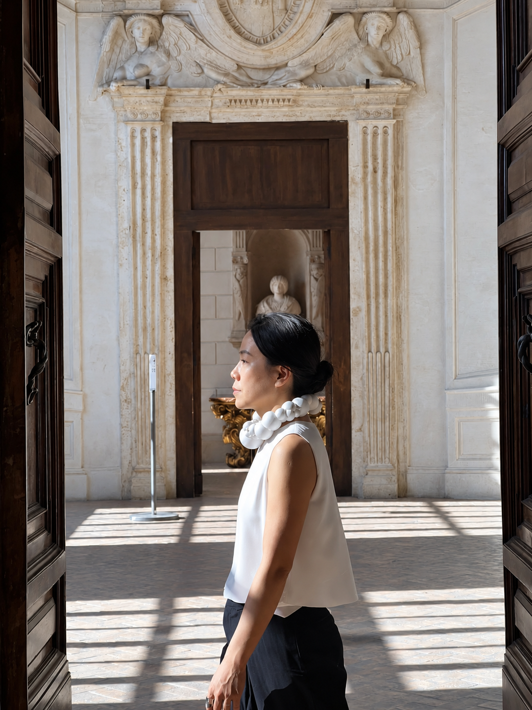 Contemplative Walk Through a Classical Museum.png