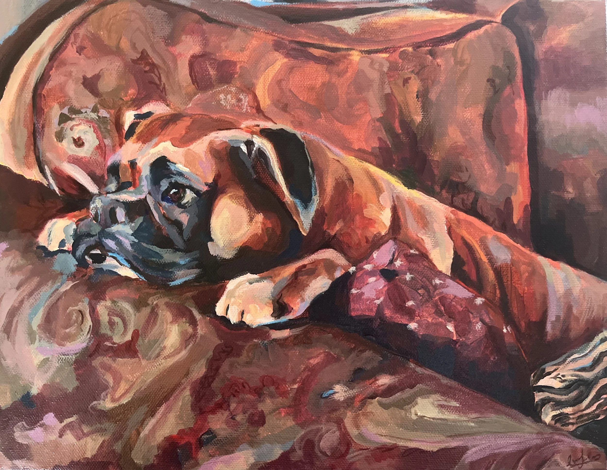 Untitled, acrylic on canvas, 2024