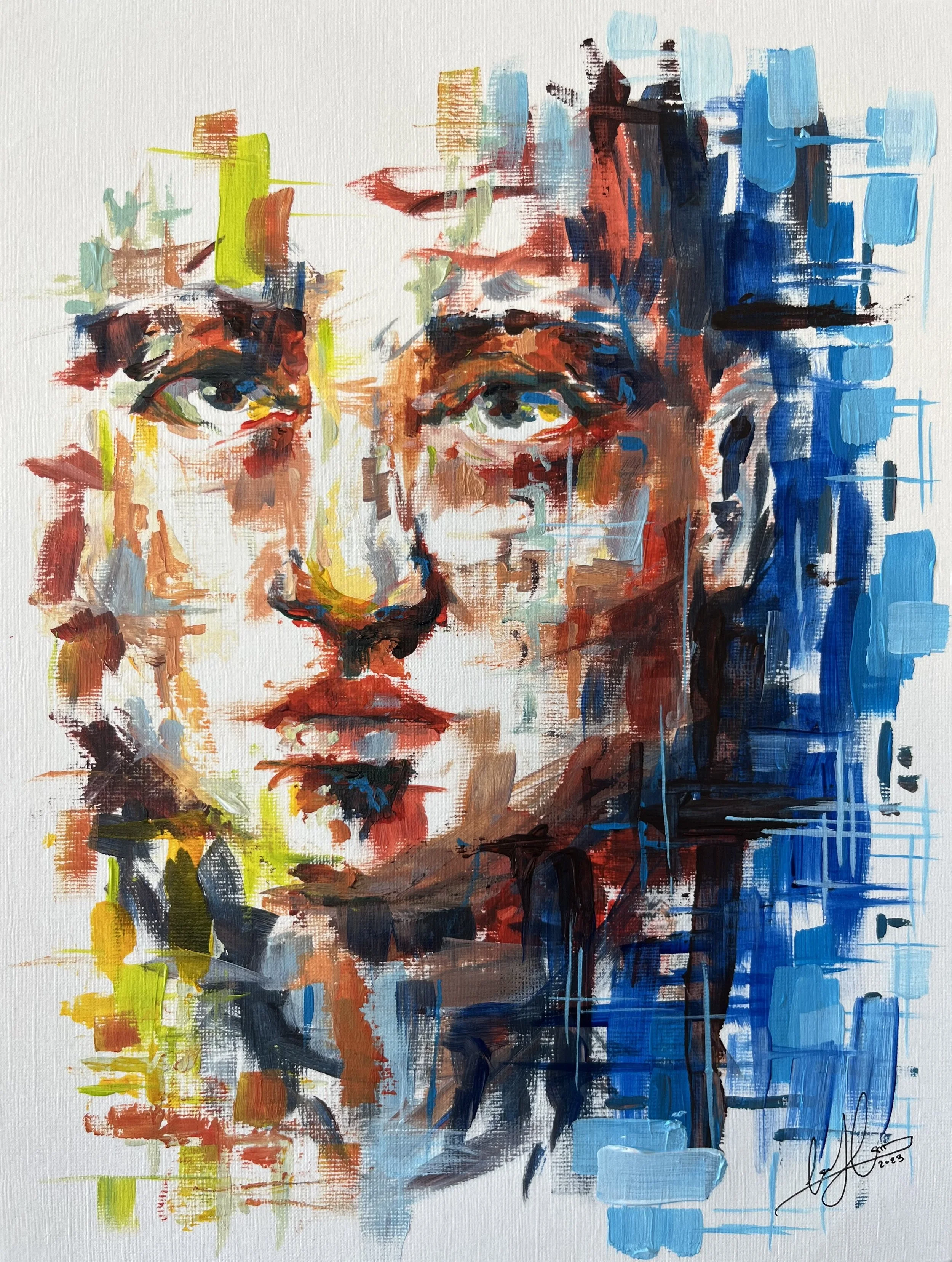 Mirage, acrylic on canvas, 2023
