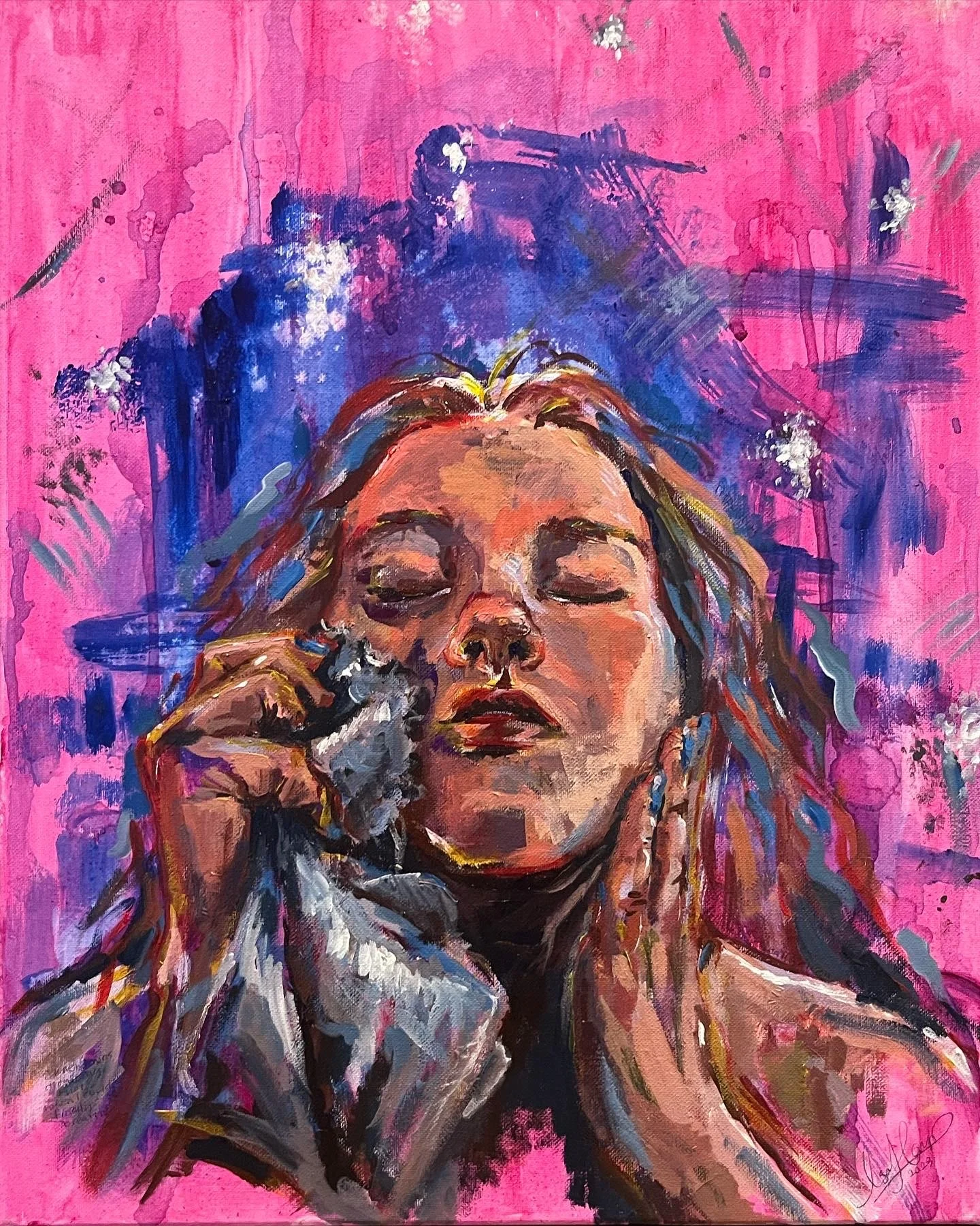 Clean, acrylic on canvas, 2023