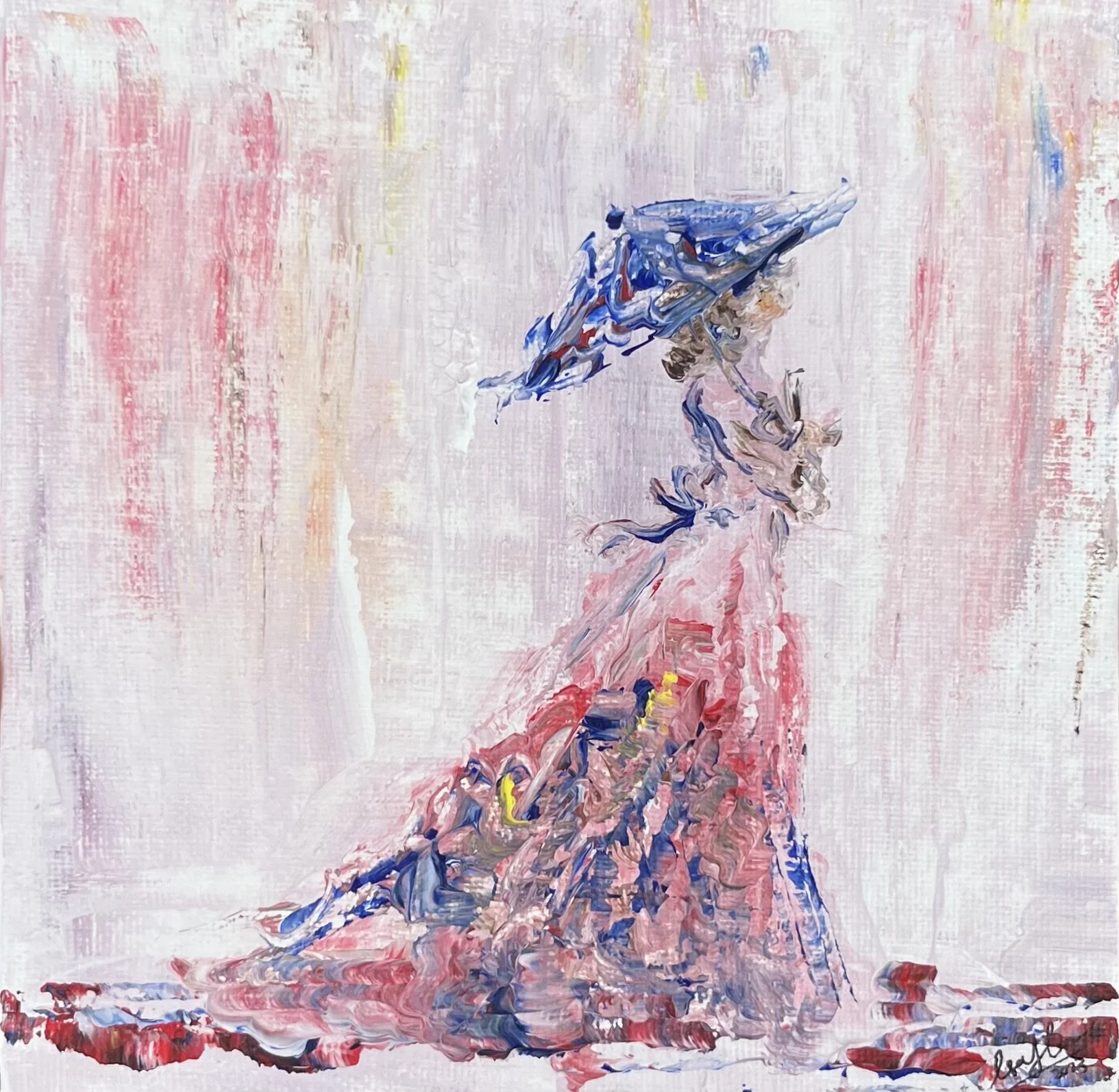 Promenade, acrylic on canvas, 2024