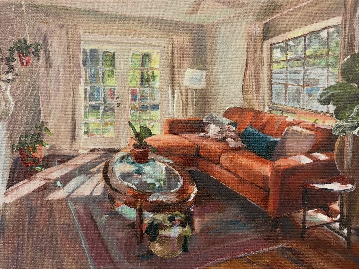 Mama's Room, oil on canvas, 2025