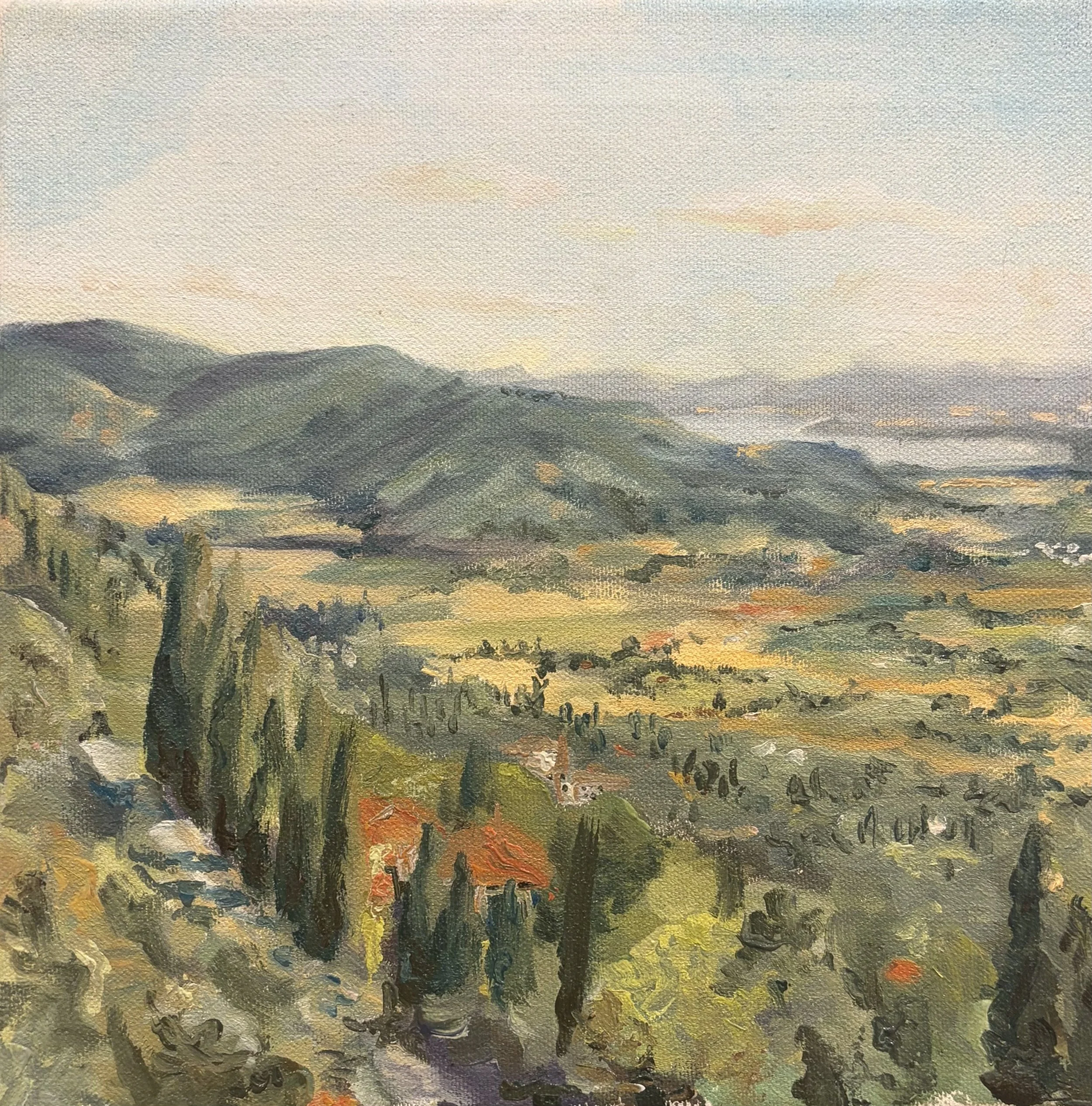 Valdichiana, oil on canvas, 2026