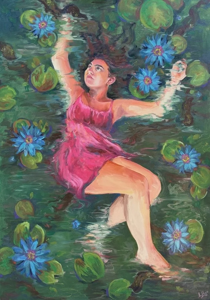 Lady of the Waters, oil on canvas, 2026