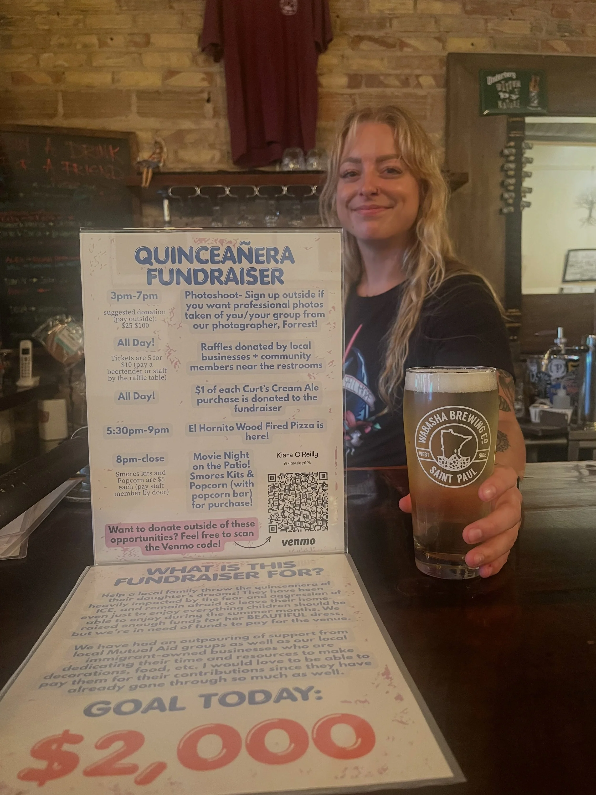 Stop by the taproom tonight and support a local family while enjoying a great evening on the West Side!

🎟️ Enter a fundraiser raffle for your chance to win some incredible prizes generously donated by local businesses.

📸 Capture some memories wit