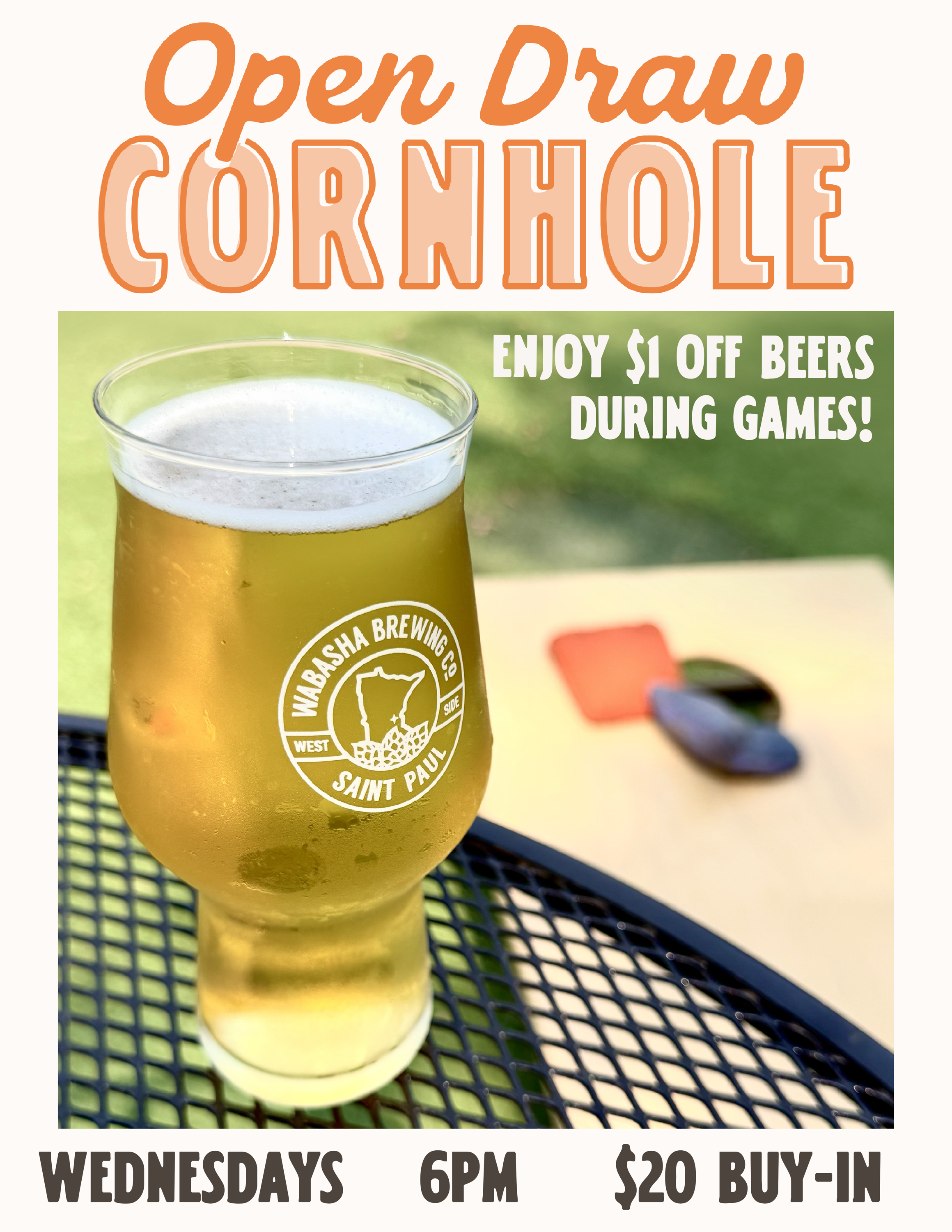 Cornhole Open Draw