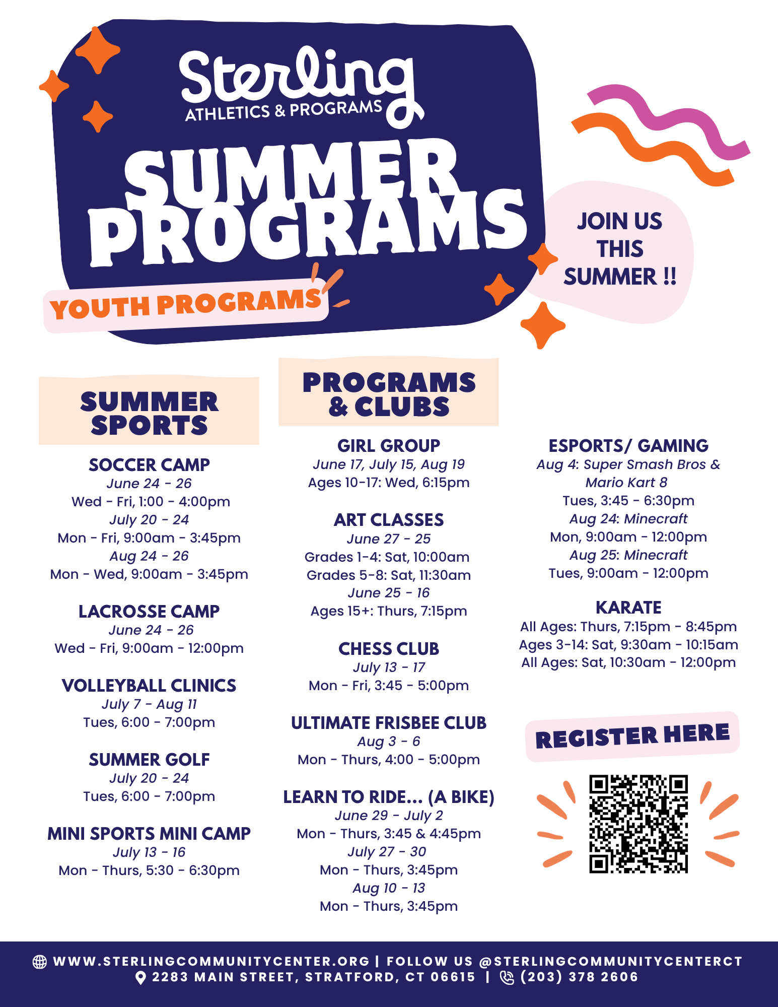 Summer Youth Programs