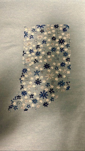 Custom Embroider State Crew Neck sweater