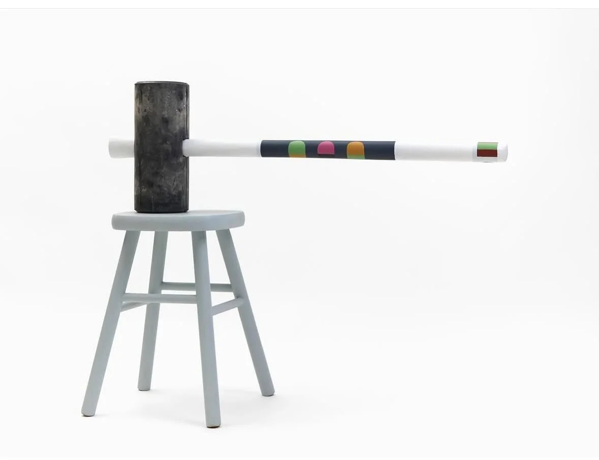 Sublime work by Ham Darroch&hellip;🔥

Dover Street (variation) 2024
Paint on mallet handle and stool
Variable dimensions

@hamdarroch #hamdarroch #benjaminparsonsgallery