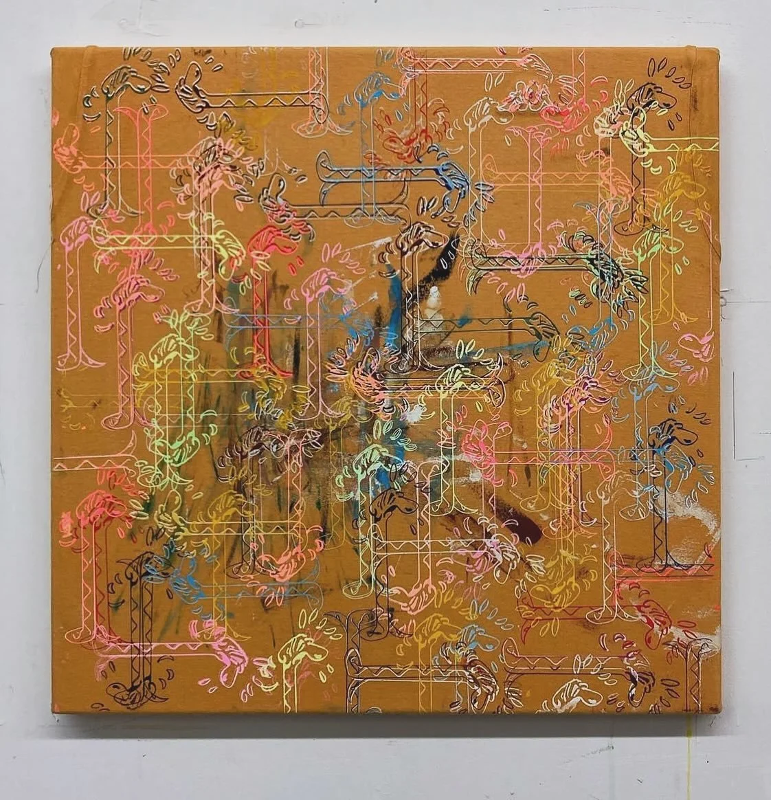 ✨Coming to Depot ✨
John TINEY / works

Shirt no.142, 2023 
mixed media on t shirt 
51 x 51 cm

 &ldquo;I don&rsquo;t use anything I&rsquo;m not interested in and I&rsquo;m fascinated in the way different
pictoral styles are classed. I find those cla