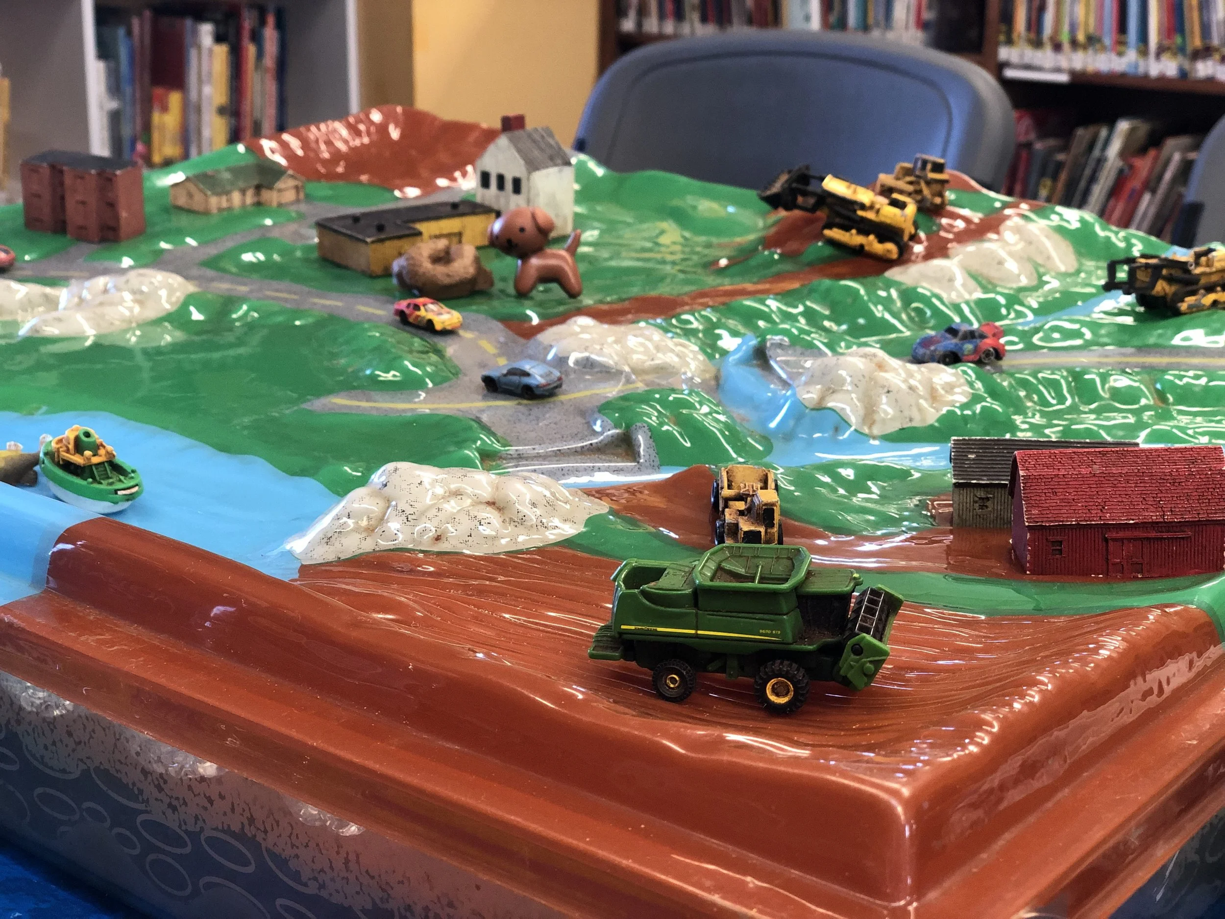 EnviroScape Watershed Pollution Demonstration (3rd grade & up): 

This interactive demonstration uses an EnviroScape watershed model to show how common pollutants enter our waterways and negatively impact downstream areas of the watershed. Students a