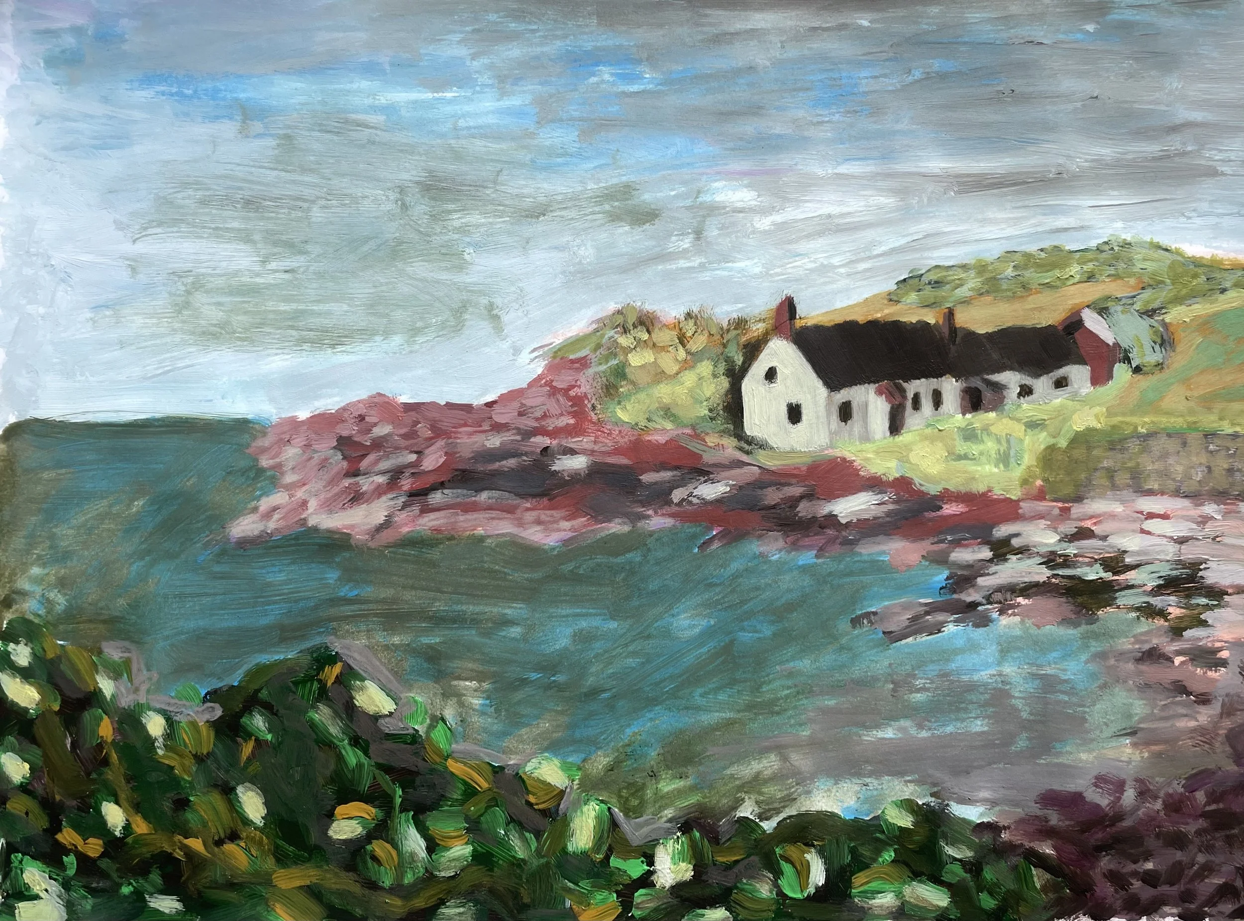 St Brides Bay - Acrylic on paper - A3 - £350