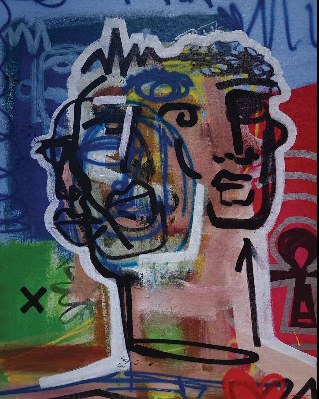***
Untitled (One Man's Trash)
2025
39.5&rdquo; x 31.5&rdquo;
Acrylic on Canvas

Join Rare Ink for the closing reception of Artist? Unknown&hellip; and experience a collection that explores the real challenges artists face in the creative process. Sp
