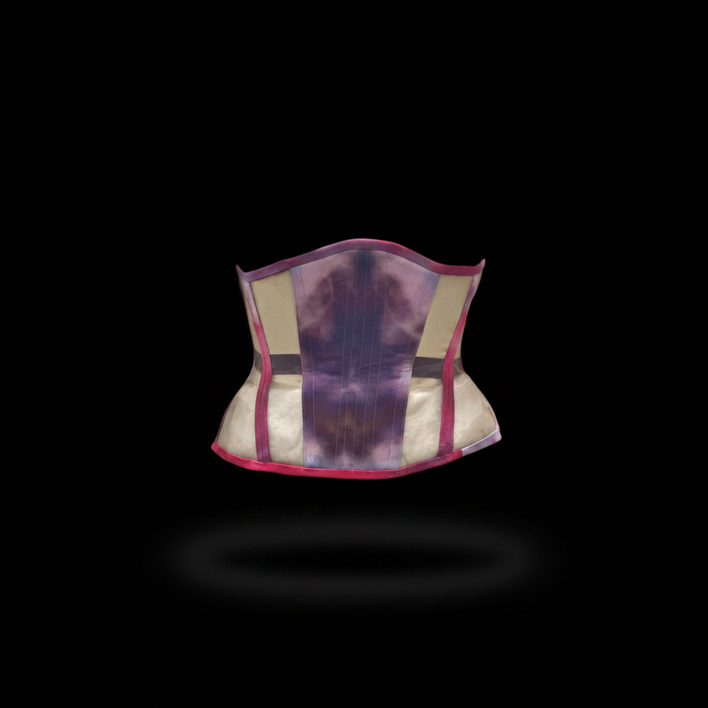 Pink and Mesh Underbust Corset Front.png