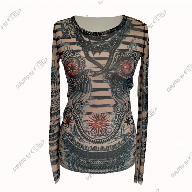 Jean Paul Gaultier Mesh top for Låpsley "Hurricane" music video