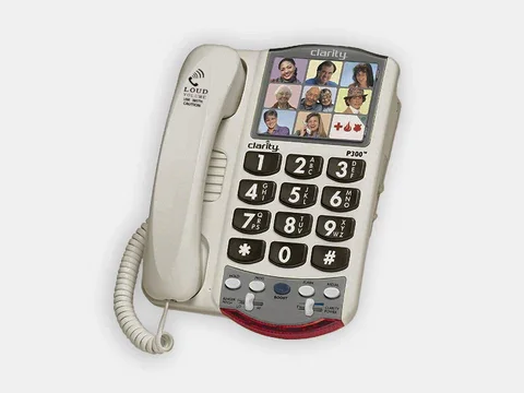 Clarity P300 téléphone intelligent/ Clarity - Téléphone photo à son amplifié