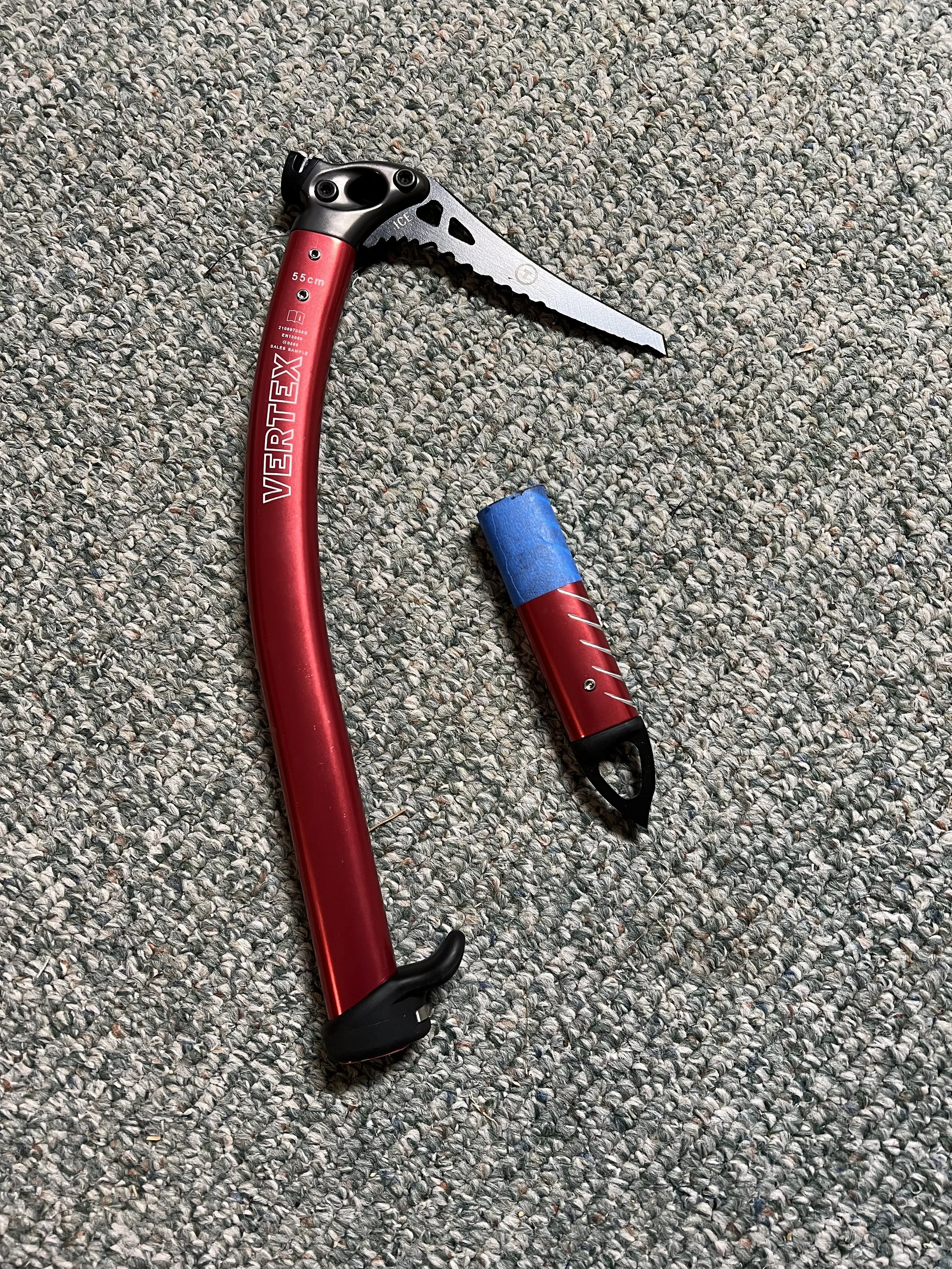 Chopping an Ice Axe