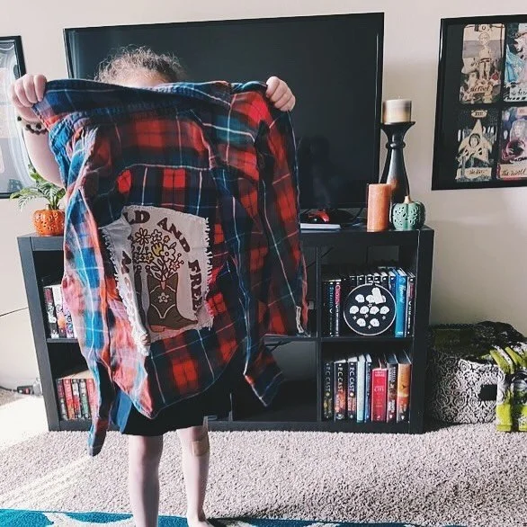 Rebel softness flannels for littles? YEP and oh how fun it was to create for this little wild one!!! Made my heart VERY happy!!! 

#rebelsoftnesstreasures