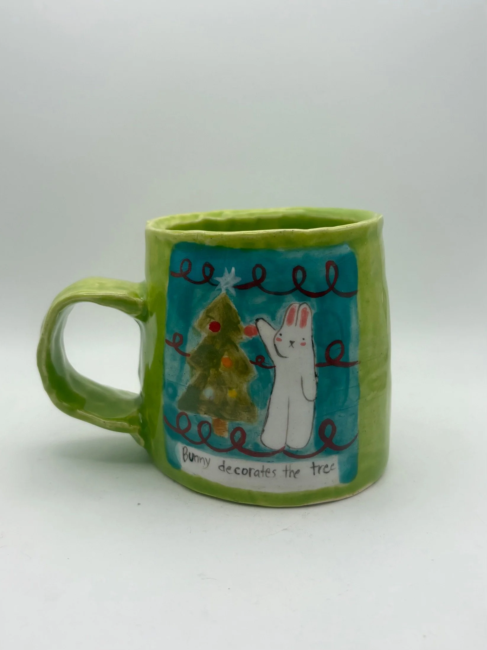 Bunny Decorates the Tree