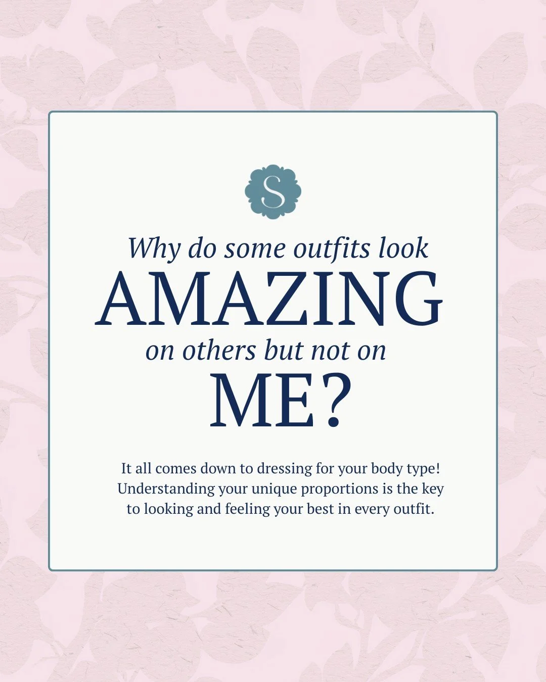 Understanding your body's unique proportions can help explain why some styles feel better on you than others!

While we often refer to body types by letters (A, H, V, X, O), remember these are just tools to help understand proportion&mdash;not rigid 