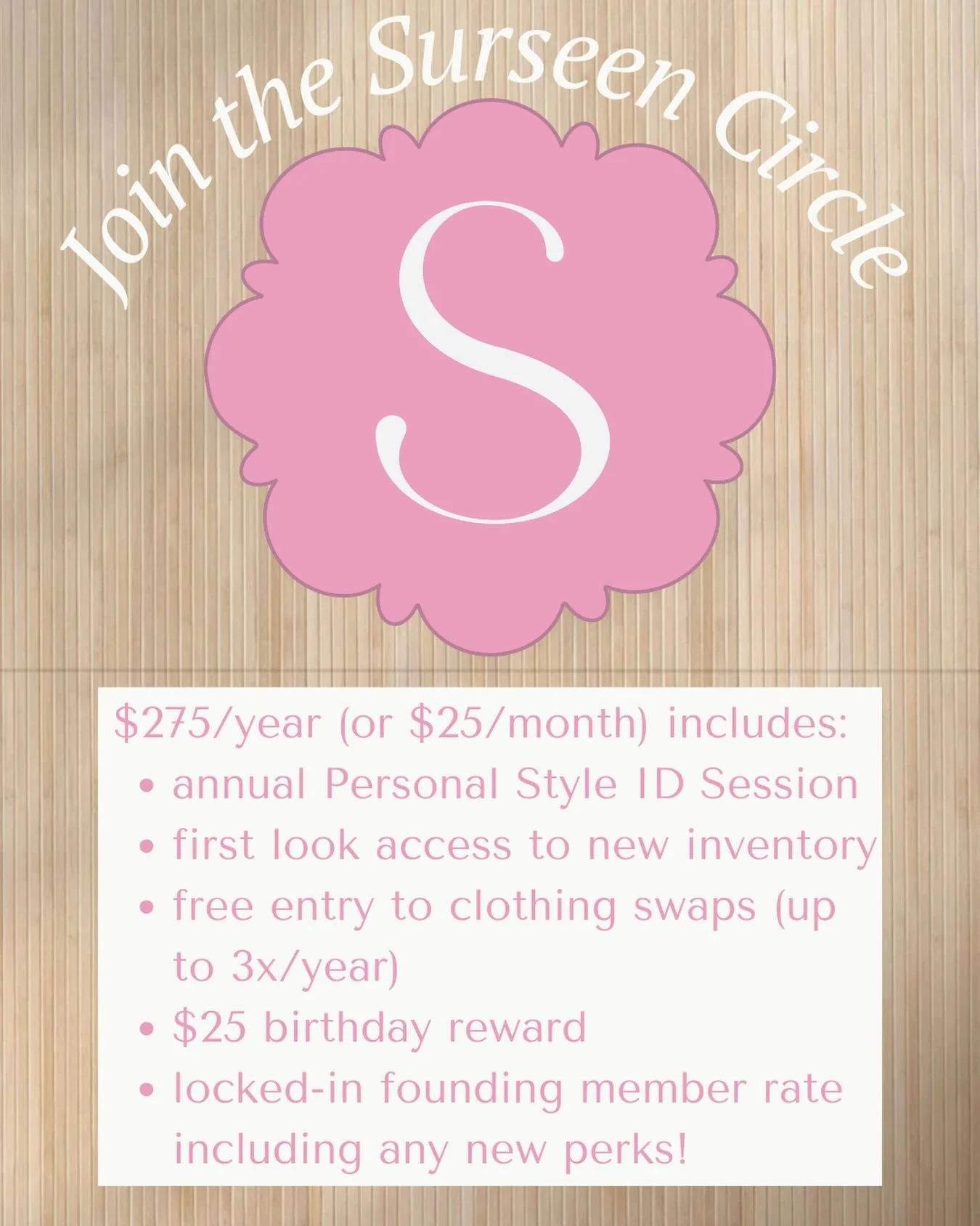 One of the primary reasons I wanted to open a physical store was to offer personal styling services to more of you at a more accessible price point.

I was finding that many of you don&rsquo;t need a complete wardrobe overhaul, but instead a little g