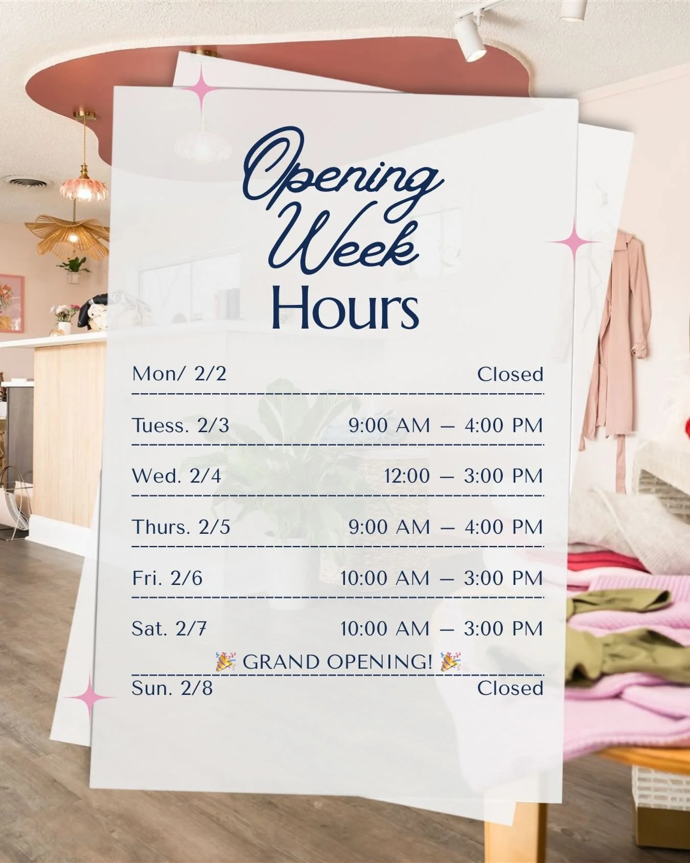 Due to the snow, our Grand Opening has been pushed to Saturday, 2/7 from 10 AM- 3 PM. Come out then to celebrate, say hi, and shop! 2/7 only: receive a FREE reusable Surseen tote bag with any purchase of $20+ (pre-tax). 

And if you&rsquo;re eager to