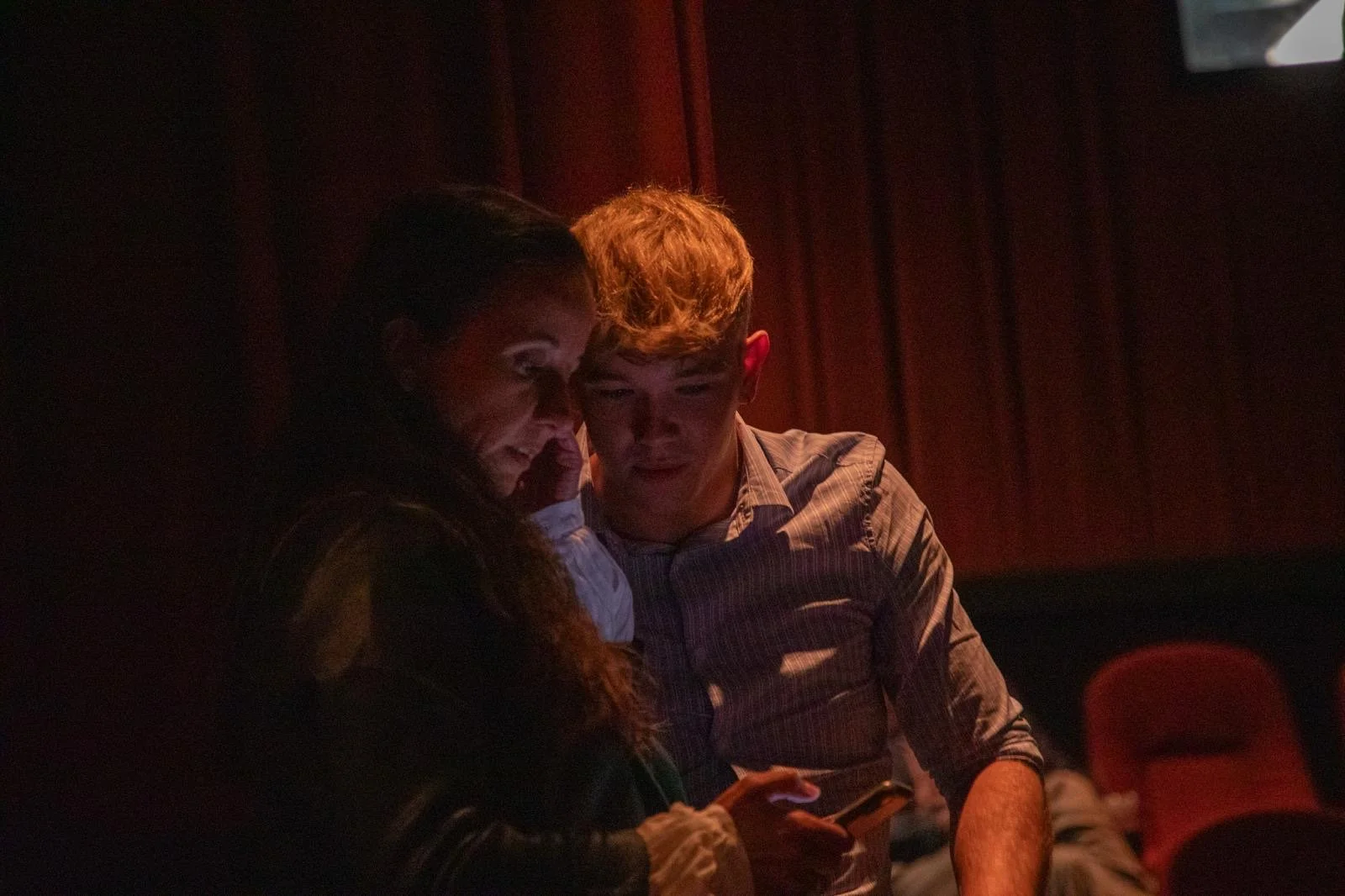 Kremena & Craig at Zeitgeist Zinema, Screening Students Projects, August 2024, Duluth MN