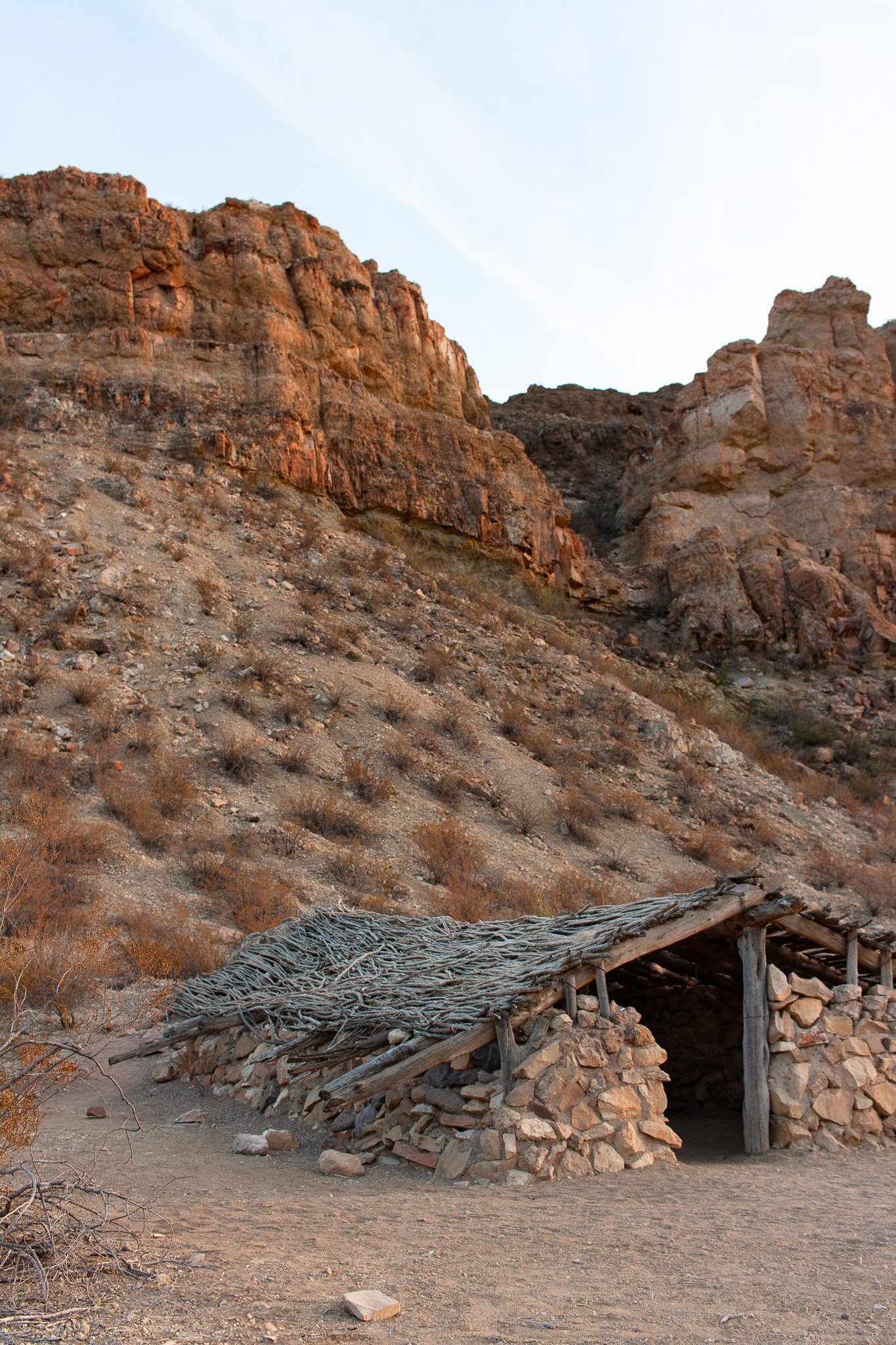 Luna's Jacal in Big Bend National Park, photograph by Beckie Irvin Studio
