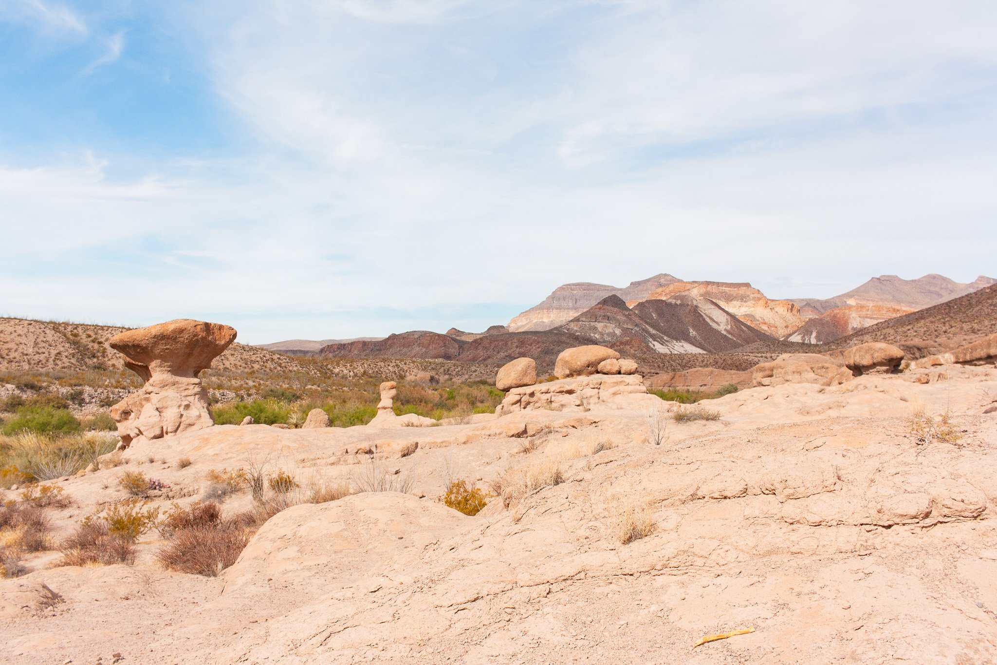 Hoodoos Trail in Big Bend Ranch State Park, photograph by Beckie Irvin Studio