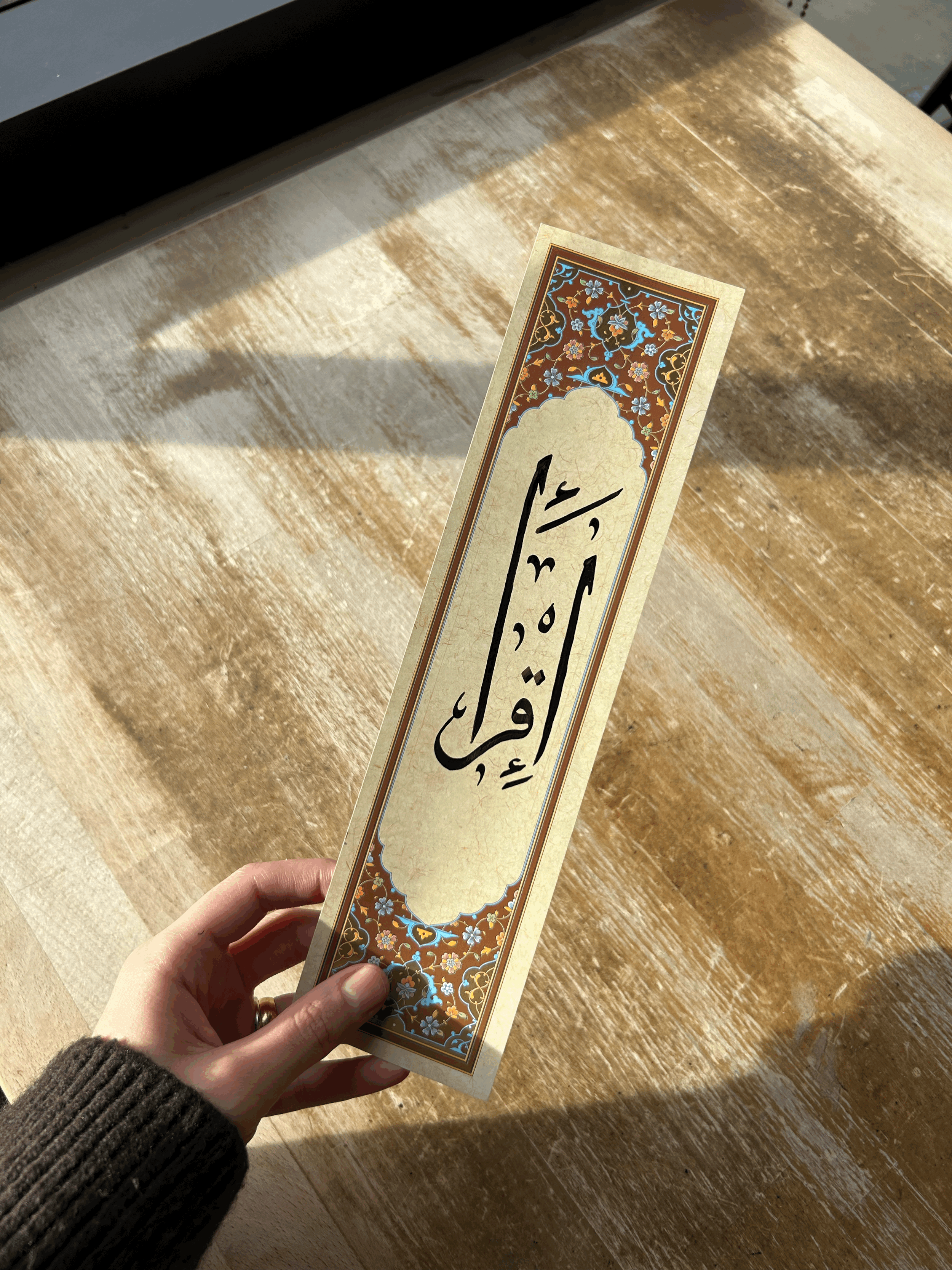 Bookmarks - Custom Calligraphy on Premium Gilded Paper