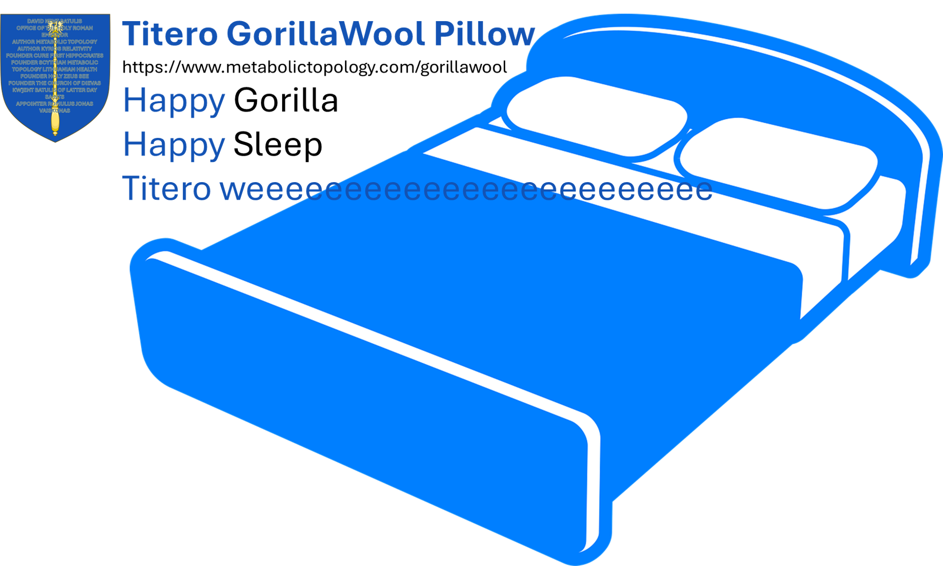 Titero Gorillawool, Blend Pillow Cheetahwool Lionwool (upon availability) Kit with Ketamine or not