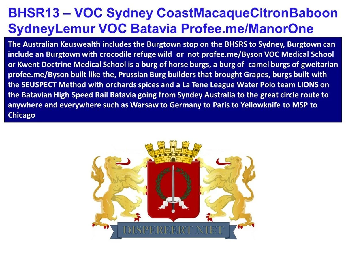 BHSR14 – VOC Sydney CoastMacaqueCitronBaboon SydneyLemur VOC Batavia
