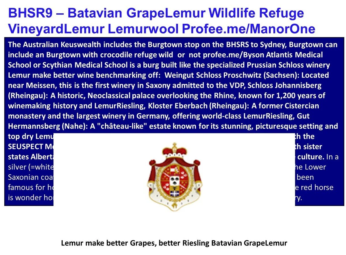 BHSR9 – Batavian GrapeLemur Wildlife Refuge VineyardLemur Lemurwool Profee.me/ManorOne