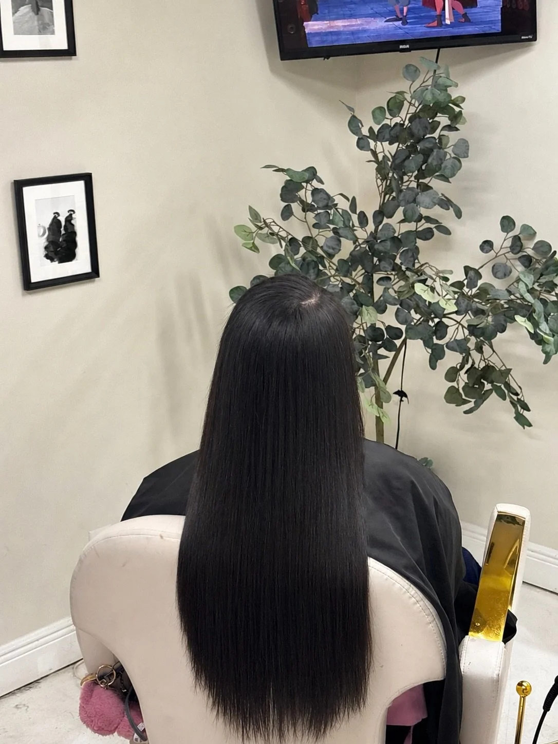 Reserve your appointment this coming month (June) and be set all summer, until fall (September) &mdash; no tracks, no matting, no bulky leave-out, no braid-down, no maintenance headaches.

These strand-by-strand keratin bond extensions give you a nat