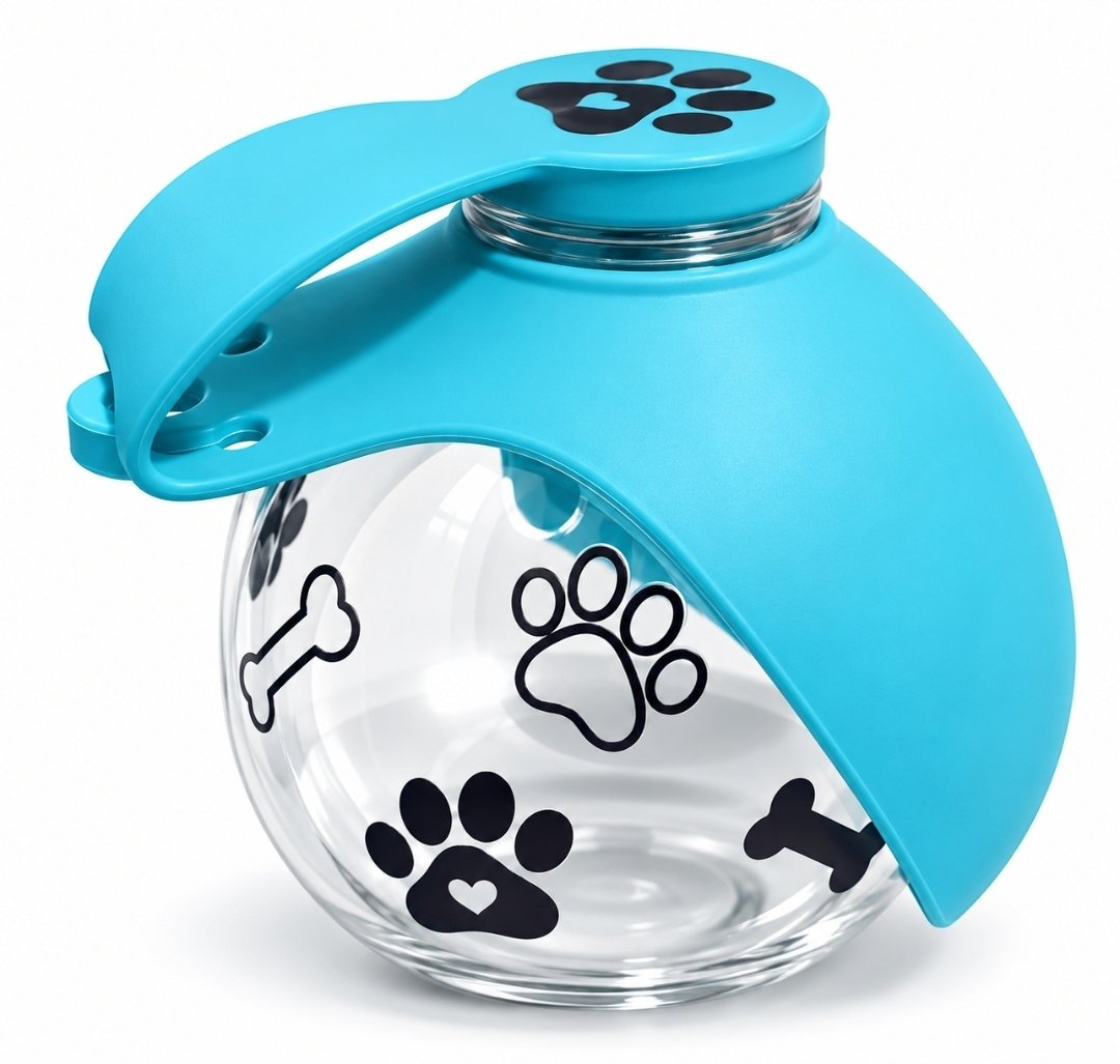 Portable water bottle with built in bowl