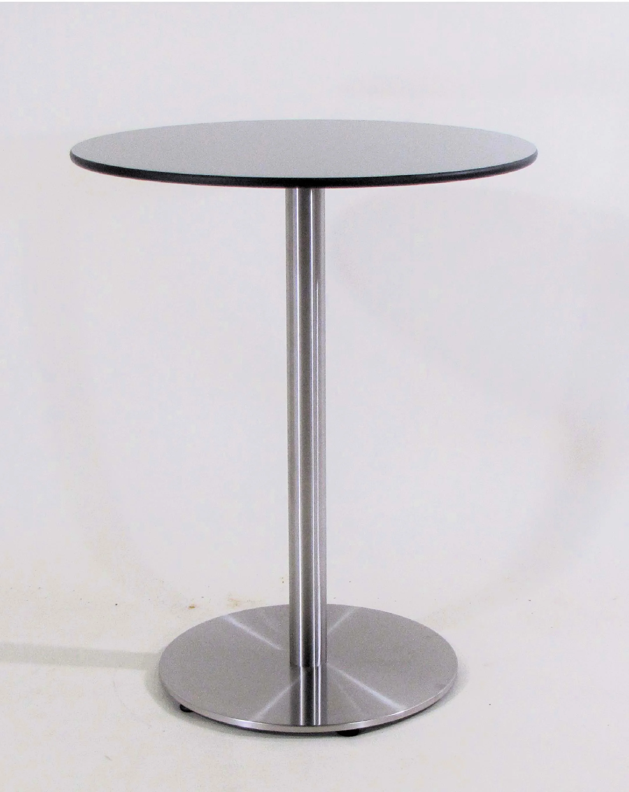 Stehsäulentisch Mod. SST 4000, Edelstahl satiniert