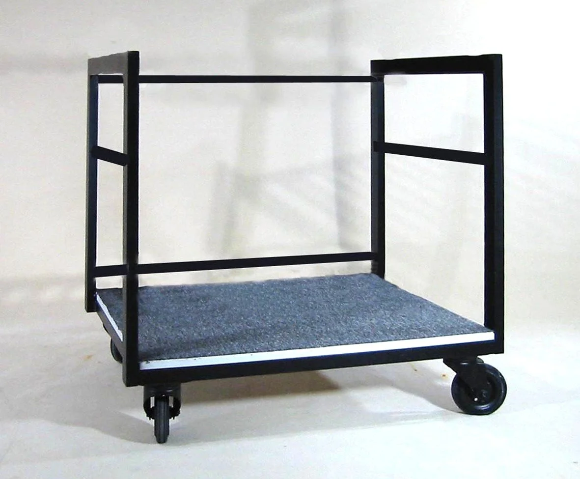 Transportwagen für runde Klapptische