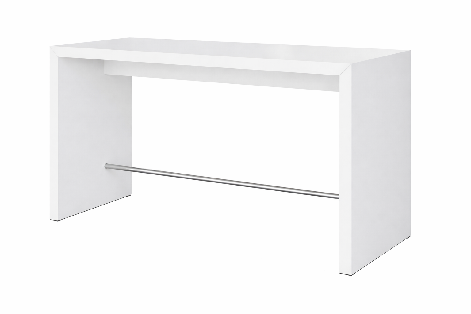 Mod. Wangentisch mit Edelstahl-Fußreling