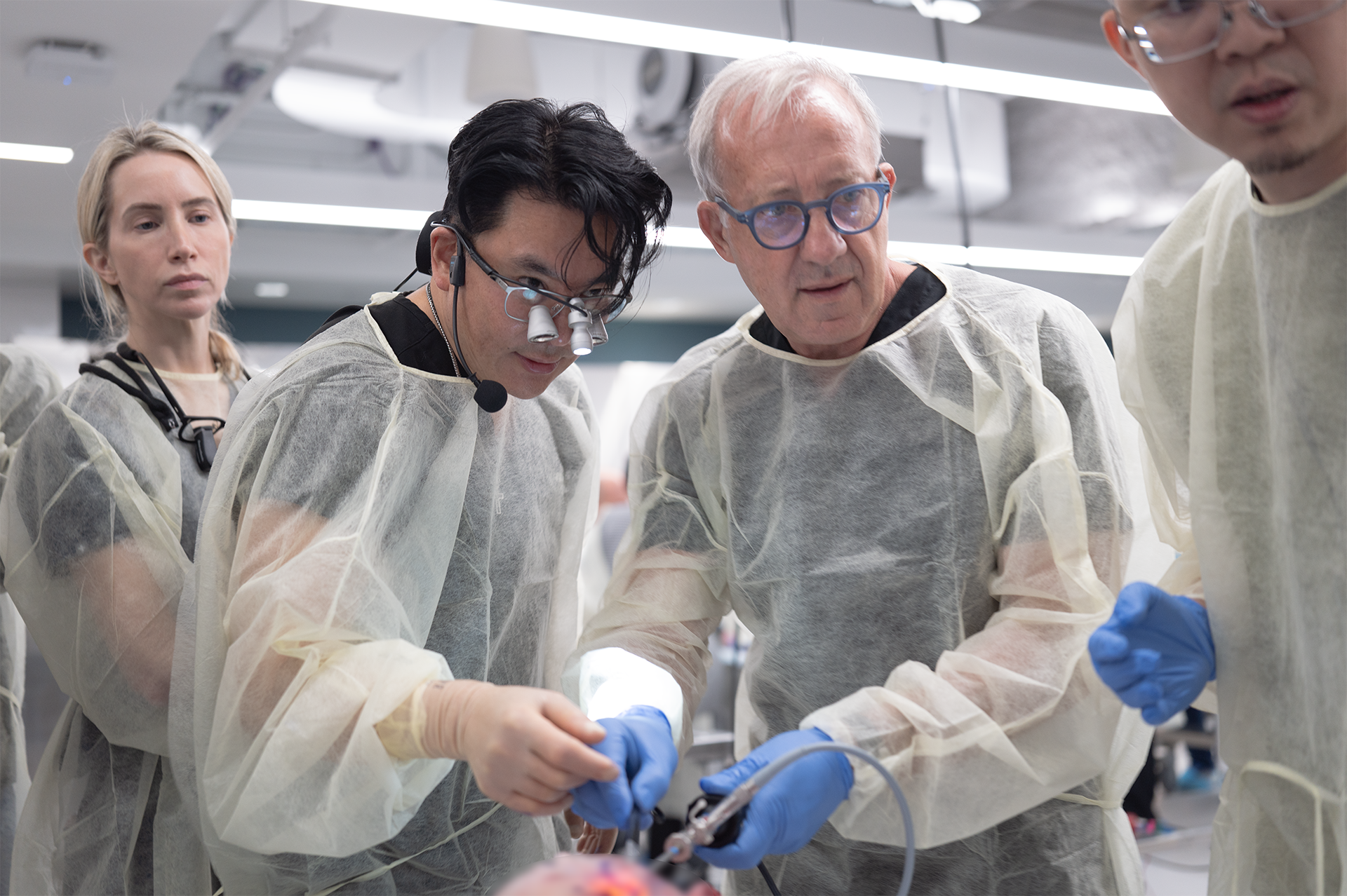 Dr. Kao and Student during a Ponytail Academy Course