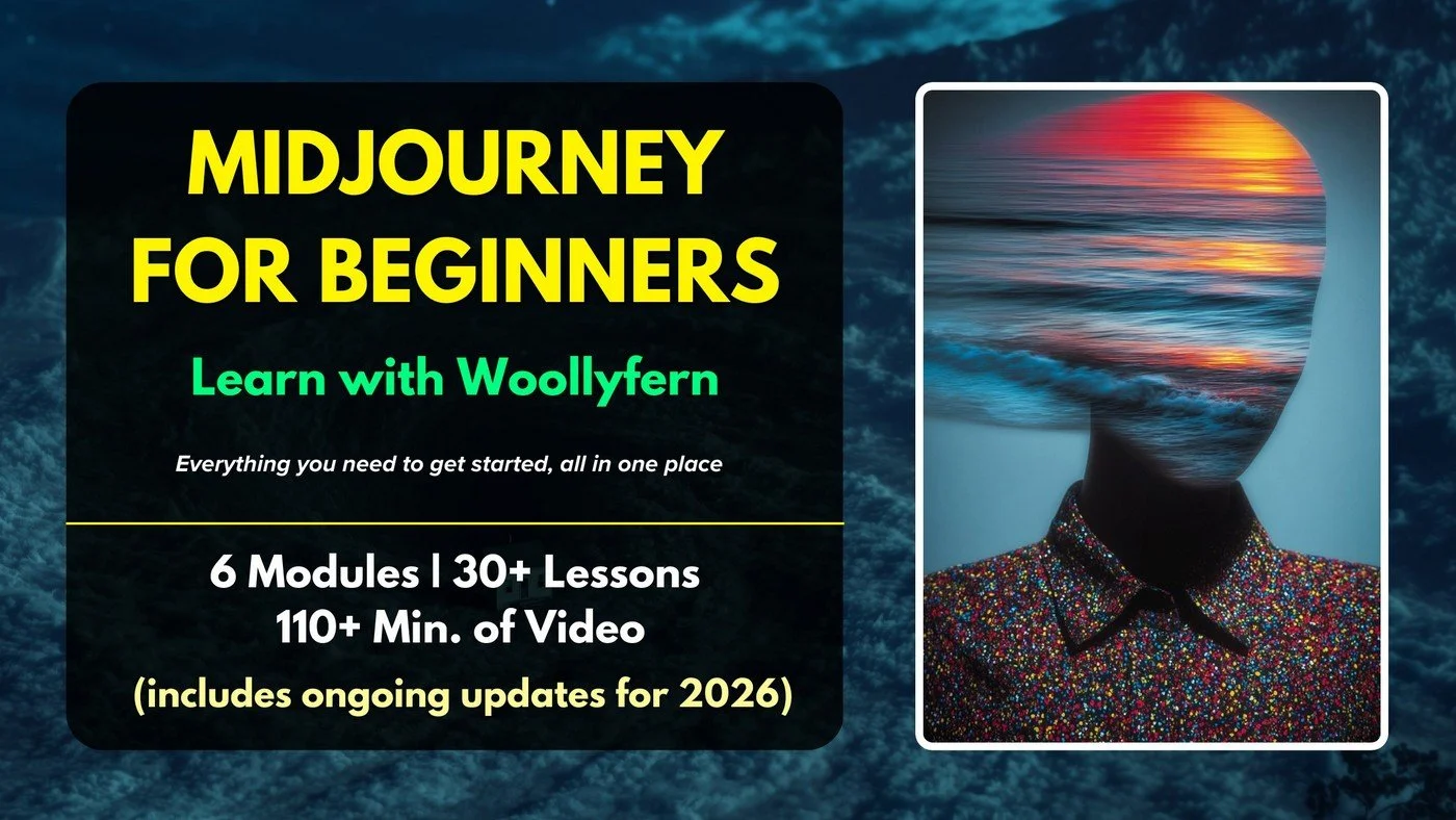 Midjourney for Beginners - 2026 Course by Woollyfern